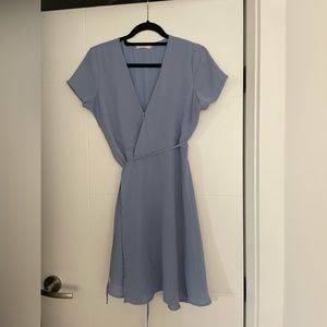 Flowy wrap dress shirt size M but fits small